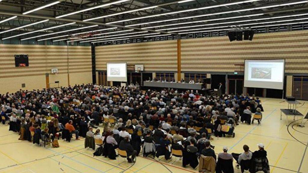 Die Gemeindeversammlung tagte in der Waldmannhalle.