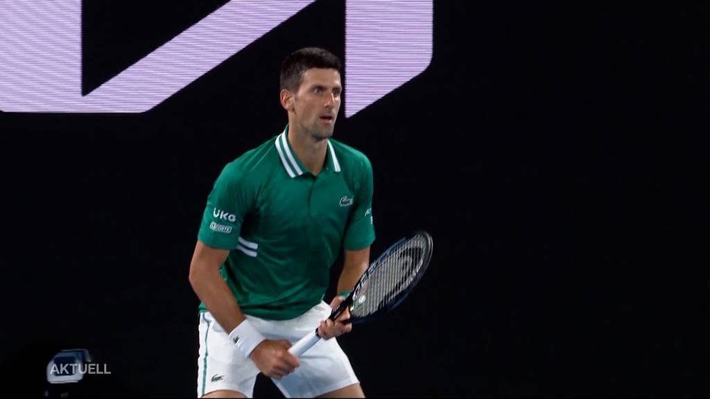 2 zu 1 gegen den Tennis-Star Novak Djokovic