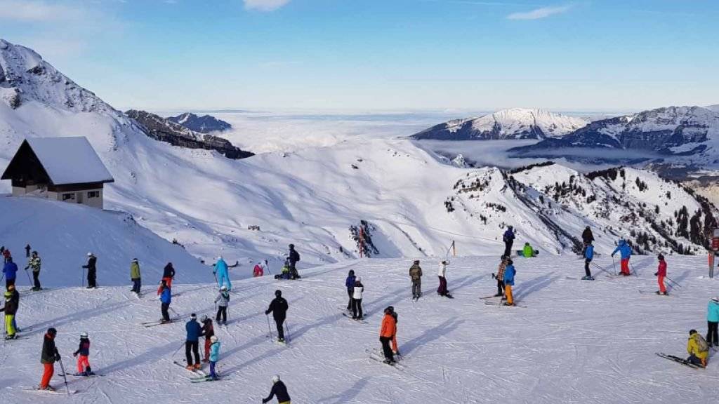 Das Festtagsgeschäft in den Schweizer Skigebieten lief erfreulich, auch auf den Flumserbergen tummelten sich Wintersportler in Scharen.