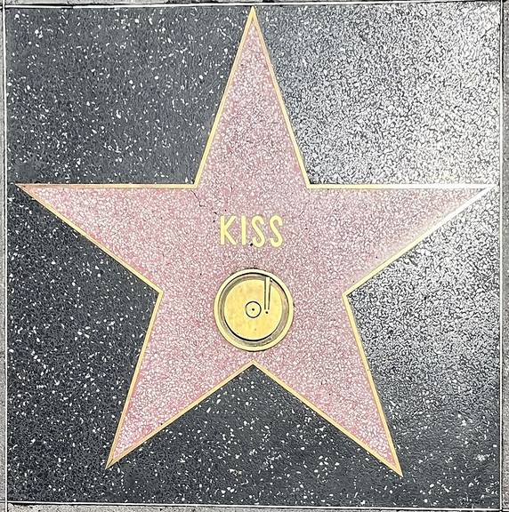 Kiss Hollywood Walk of Fame Star July 2023