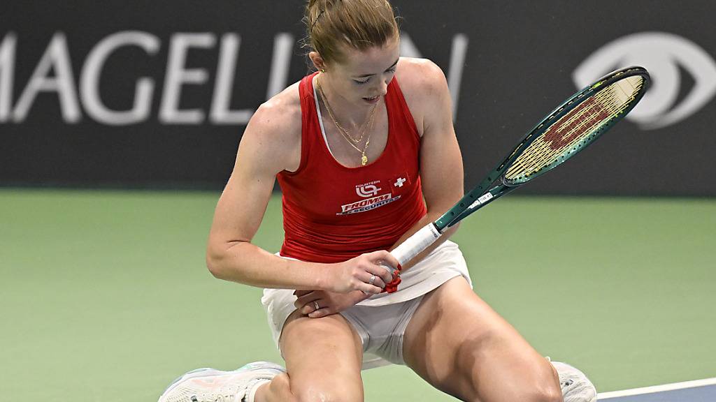 Schweizer Tennisfrauen gegen Polen 0:2 im Rückstand