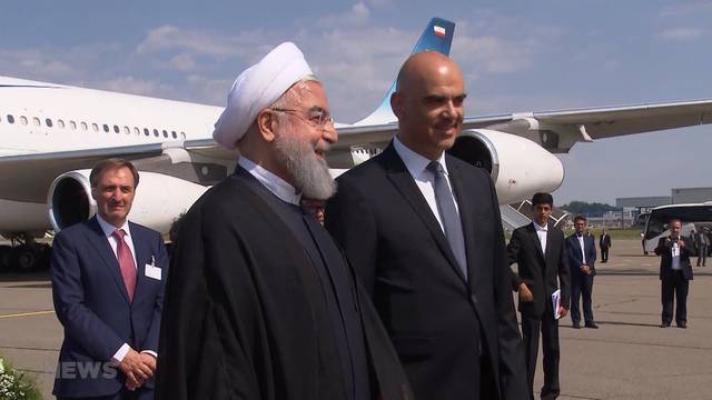 Höchster Besuch von Iran-Präsident Rohani