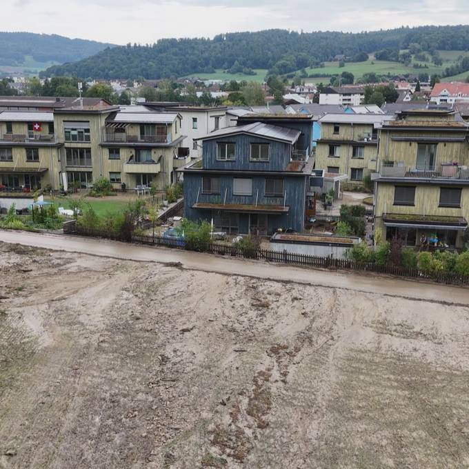 Keller und Wohnungen im Kanton Zürich überflutet