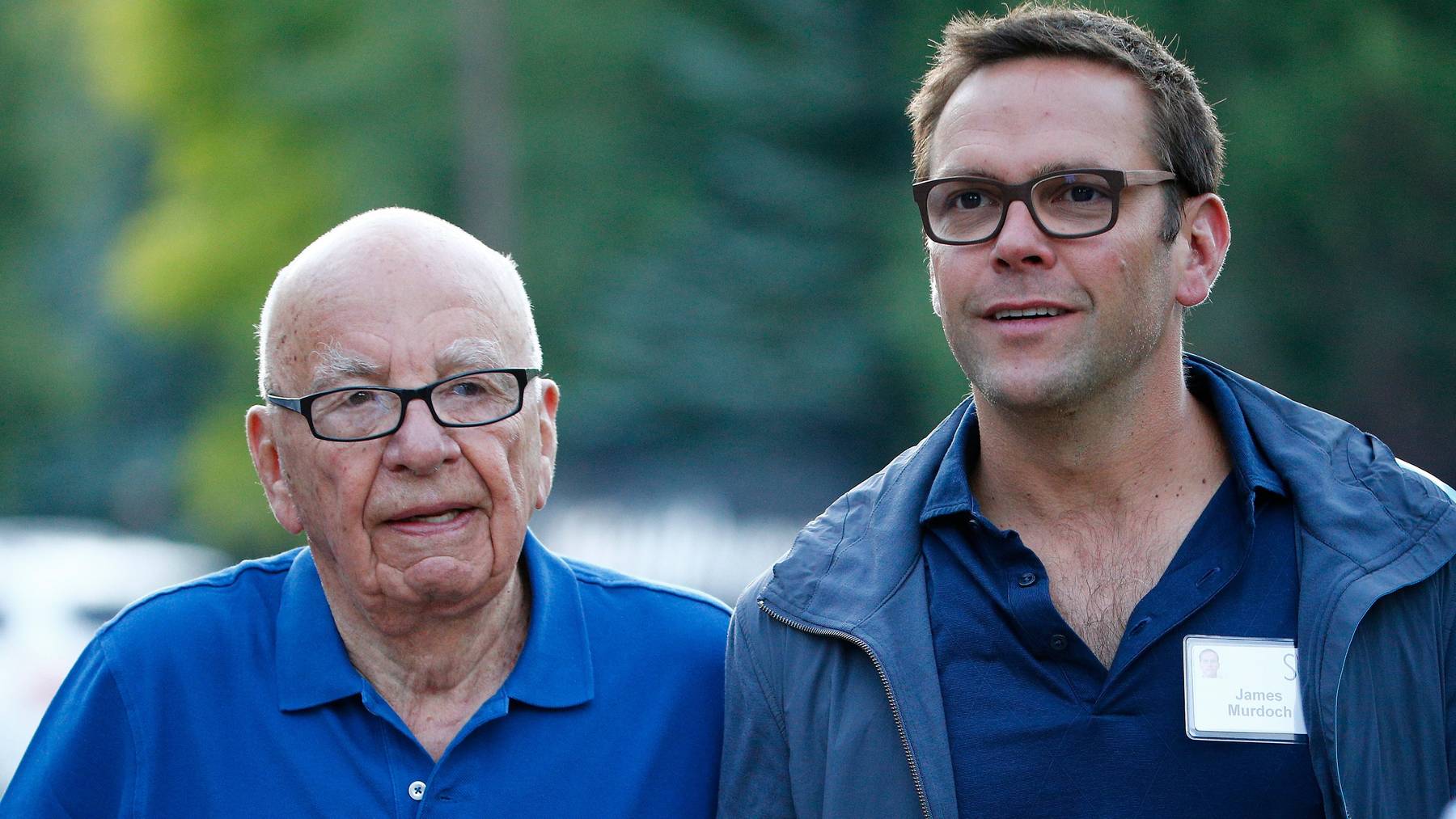 Investor mit berühmtem Namen: James Murdoch (rechts) ist der Sohn von US-Medienmogul Rupert Murdoch (links).