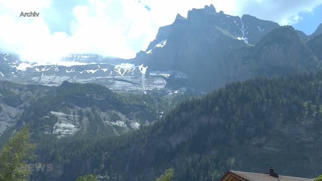 Felsbewegung in Kandersteg