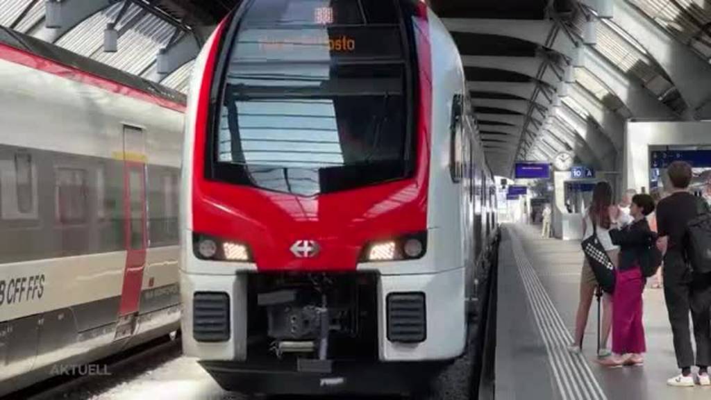 Einweihung: Der neue Zug der SBB, der IR Dosto, ist moderner, luxuriöser und bequemer