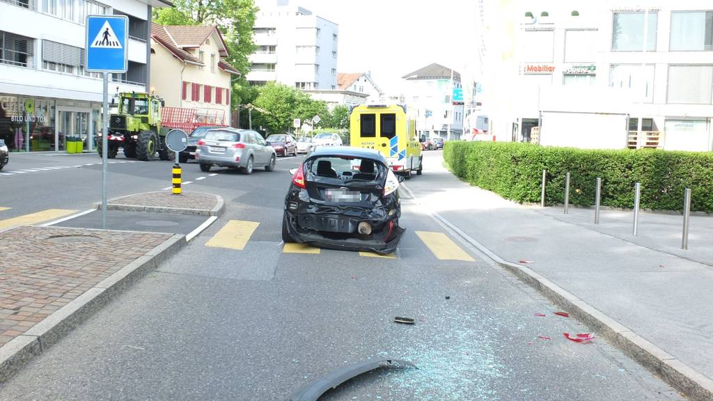 Der Sachschaden beim Unfall in Heerbrugg beträgt mehrere tausend Franken.