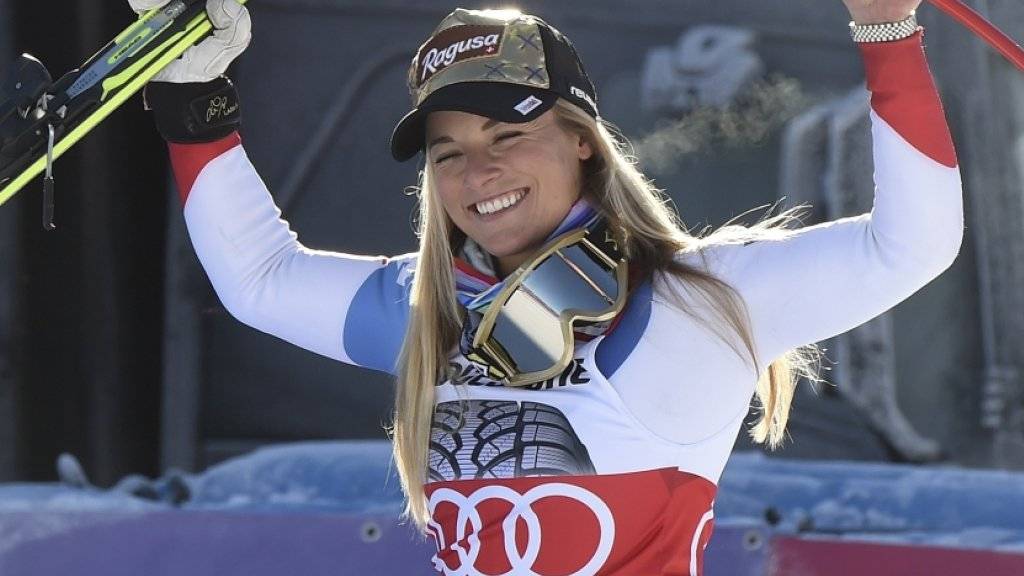 Lara Gut feierte in Garmisch ihren vierten Saisonsieg, den dritten im Super-G
