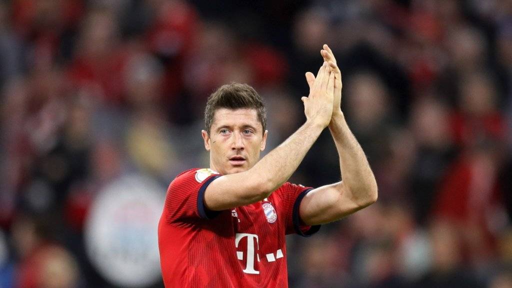 Robert Lewandowski rettete Bayern München nach der Pause