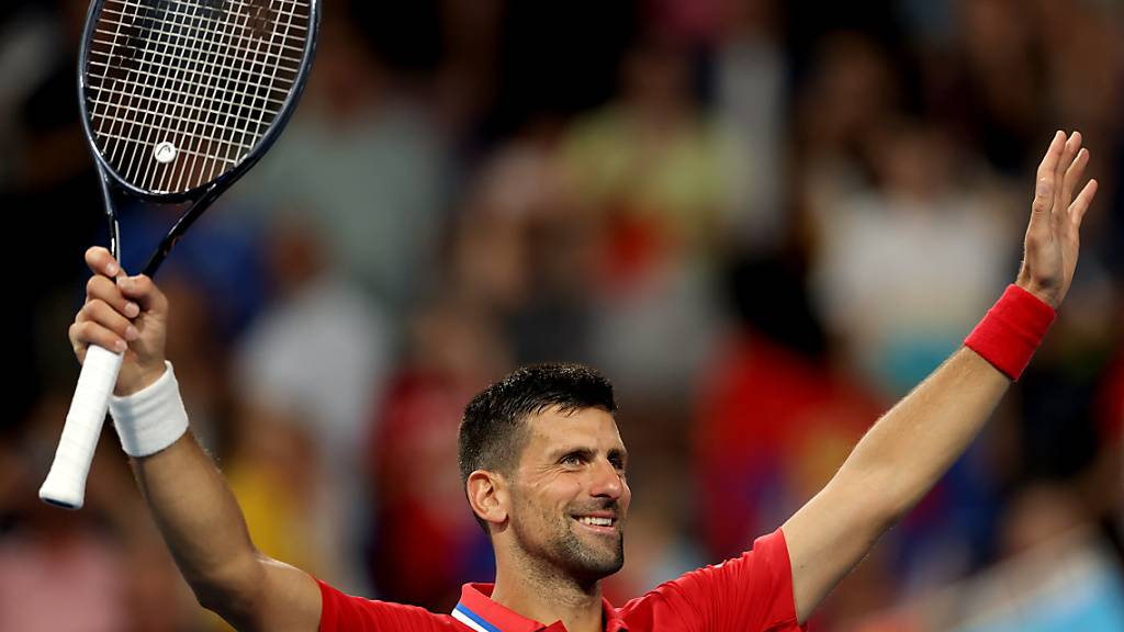 Stand in Perth bis kurz vor Mitternacht auf dem Platz und hatte, wie fast immer, Grund zum Feiern: Novak Djokovic