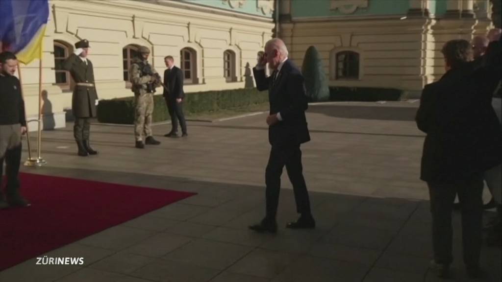 Überraschender Besuch: US-Präsident Joe Biden besucht Ukraine