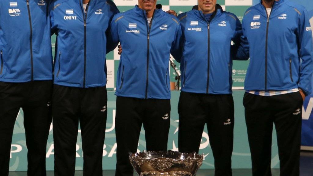 Argentinien verlor bislang all seine vier Davis-Cup-Finals. Führt Juan Martin Del Potro (links) die Südamerikaner diesmal zum Sieg?