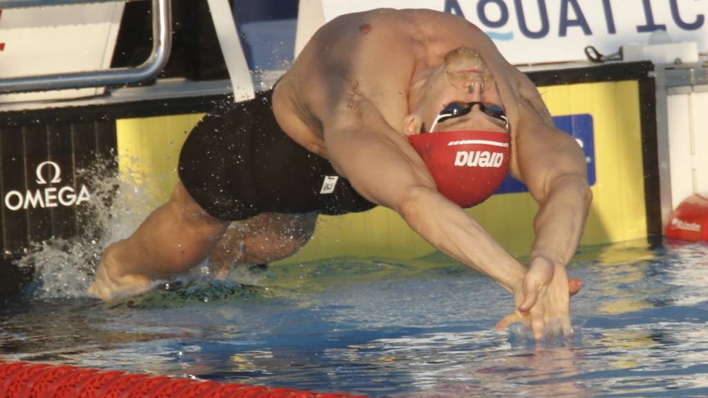 Bereits der Start glückt: Roman Mityukov auf dem Weg zu Bronze