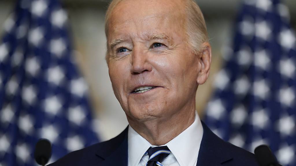 Joe Biden, Präsident der USA, spricht beim Nationalen Gebetsfrühstück im Kapitol. Foto: Andrew Harnik/AP/dpa