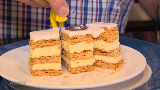 Problem gelöst: Der Crèmeschnitten-Schneider ist da!