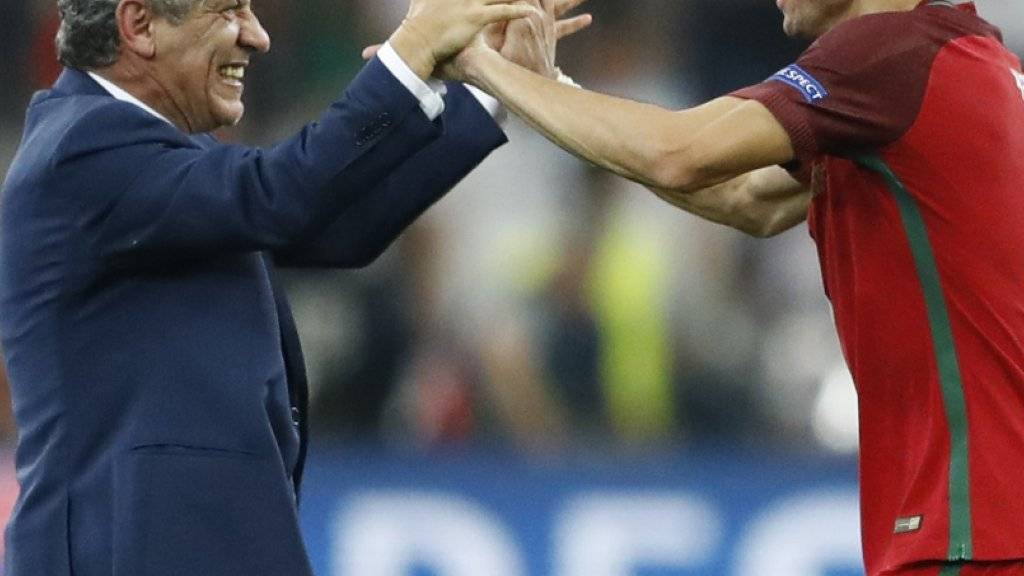 Ein wichtiges Element von Portugals Nationaltrainer Fernando Santos: Innenverteidiger Pepe (rechts)
