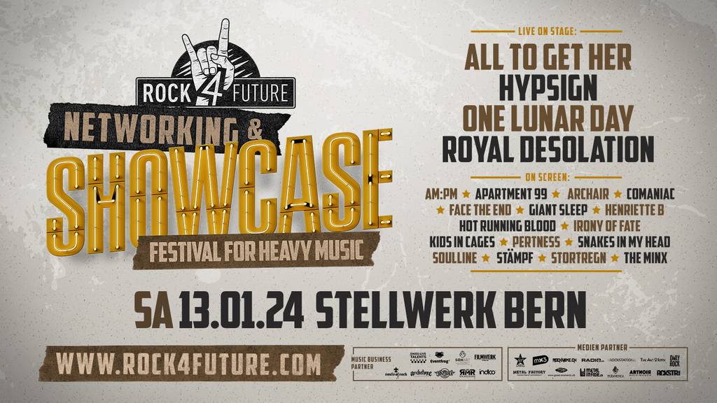 ROCK4FUTURE – NETWORKING AND SHOWCASE FESTIVAL FOR HEAVY MUSIC
