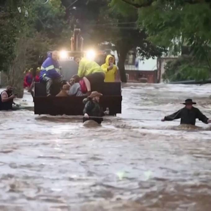 Südbrasilien kämpft erneut mit heftigen Überschwemmungen