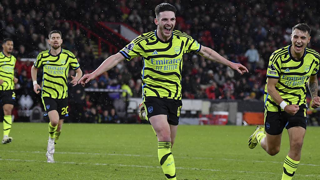 Declan Rice traf für Arsenal zum 5:0