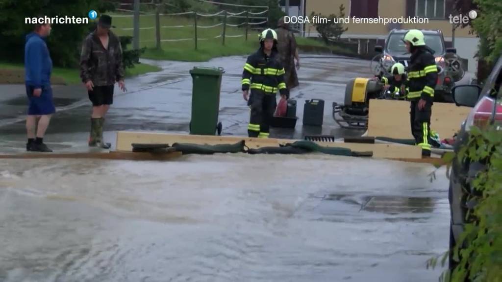 Erneut starke Regenfälle in der Region