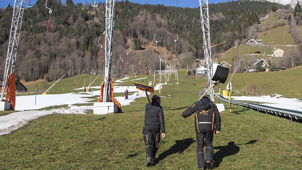 Die Brunni Bahnen Engelberg AG präsentierte ihre Zahlen. Auf dem Bild ist der Skilift auf der Klostermatte zu sehen. (Archivbild)