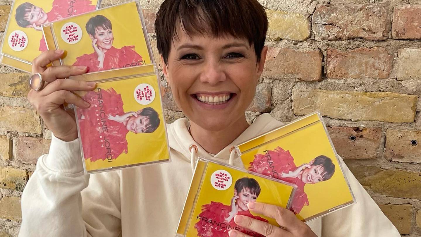 Francine Jordi mit Album Herzfarben