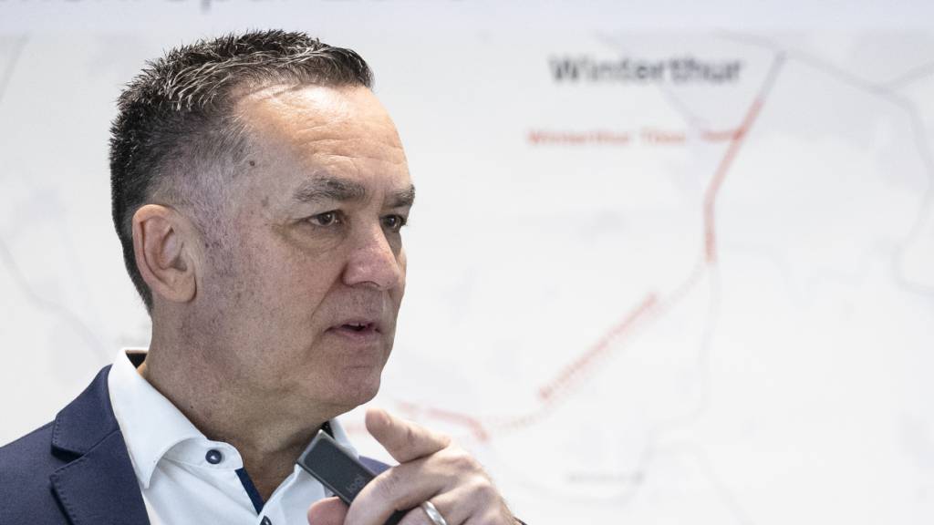 Bruno Studer, Gesamtprojektleiter Mehrspur Zürich-Winterthur bei den SBB, präsentierte am Dienstag das Projekt.
