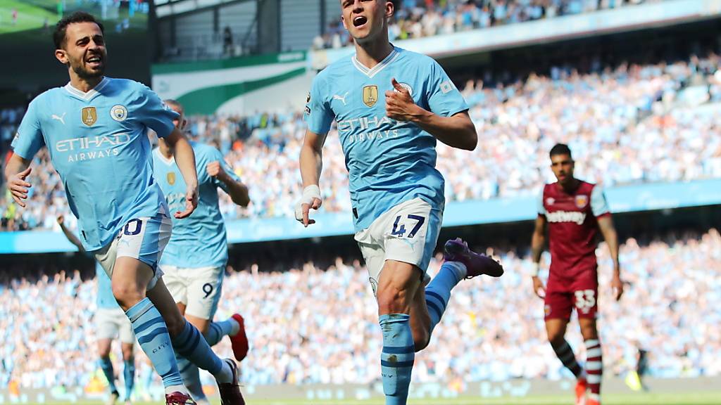 Phil Foden bringt Manchester City mit zwei Toren früh auf Kurs