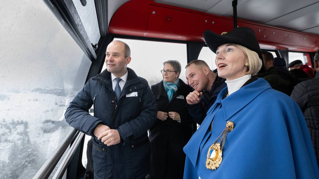 Eröffnung neue Luftseilbahn Brienzer Rothorn