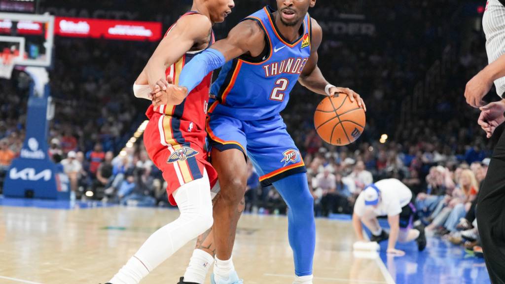 Shai Gilgeous-Alexander (Nr. 2) und Oklahoma City Thunder sind bereits wieder gut in Form