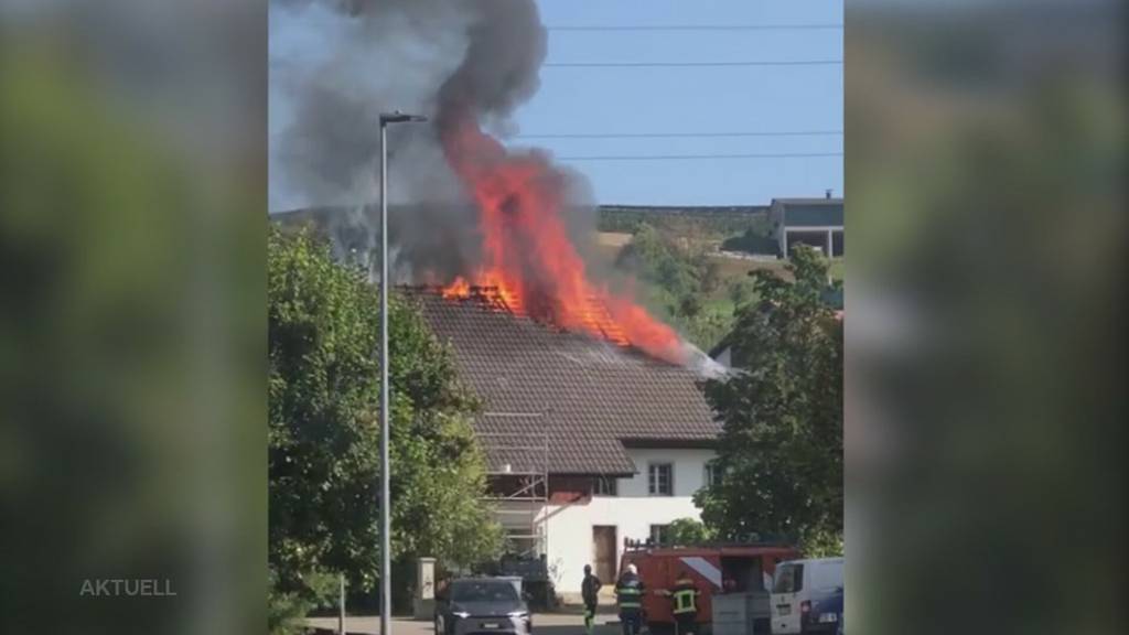 Alles verloren: Bewohner sind nach Brand in Wölflinswil verzweifelt