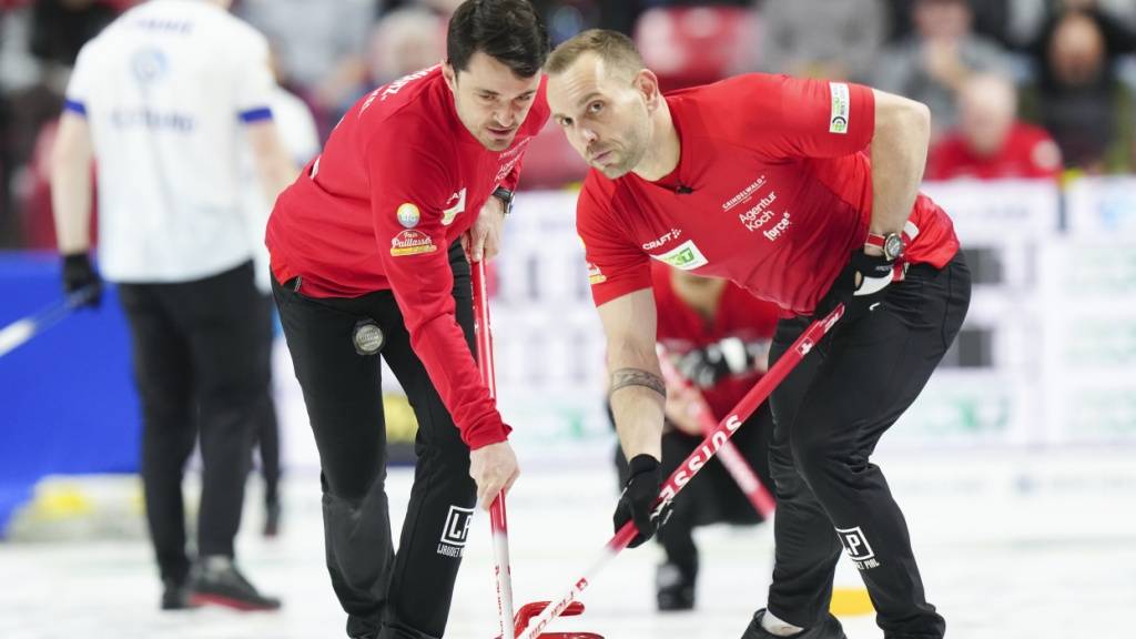 Benoit Schwartz-Van Berkel (l.) und Sven Michel aus dem Schweizer EM-Team