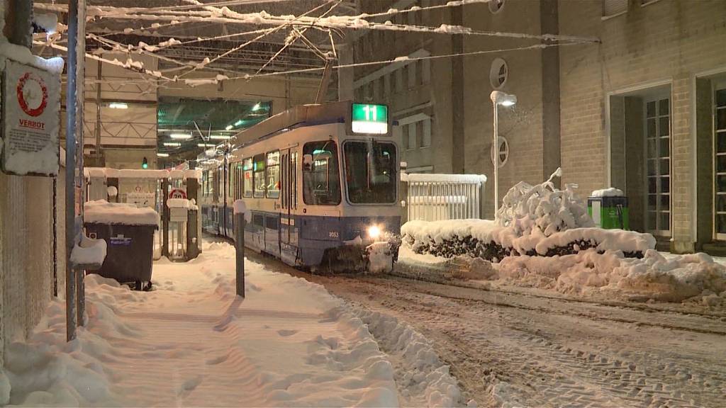 Busse und Trams stehen still - VBZ-Betrieb weiterhin eingestellt