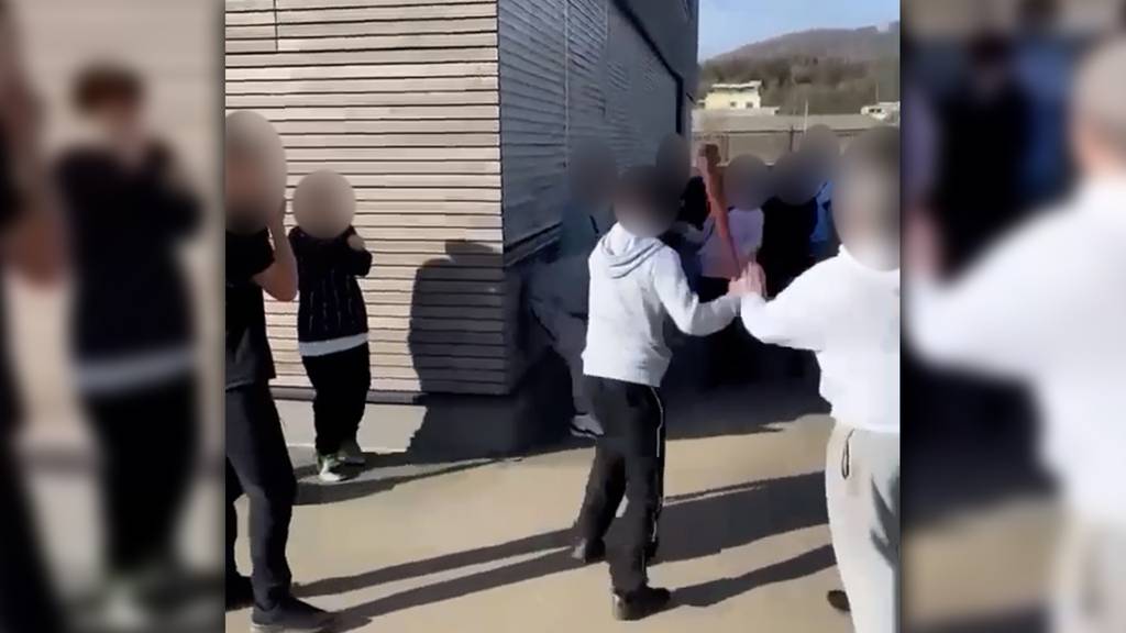 Schlägerei mit Baseballschläger auf dem Schulhof wurde gefilmt