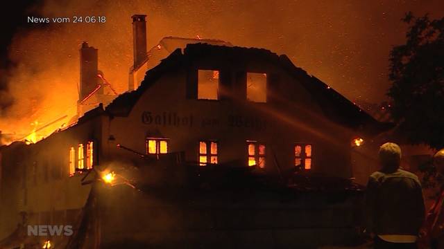 Zäziwil: Brandstifterin des Gasthofs Rössli gefasst