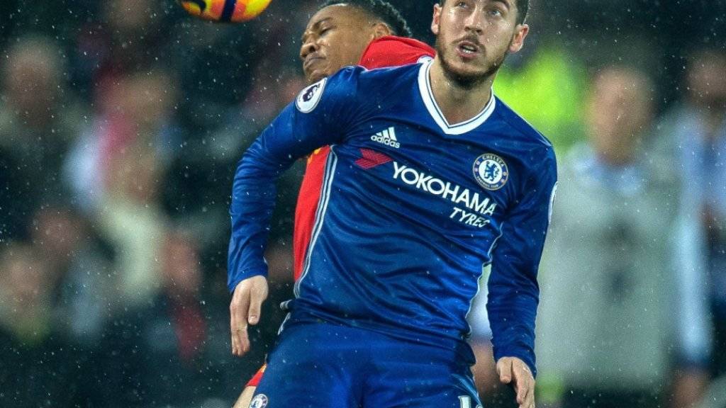 Chelseas Eden Hazard brachte Chelsea bei West Ham United 1:0 in Führung