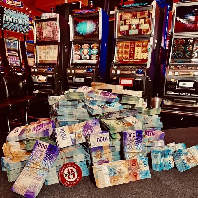 Glückspilz gewinnt 2,6 Millionen im Grand Casino Baden 