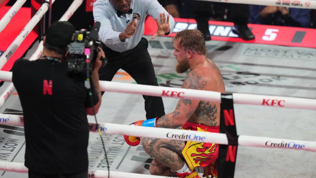 Erst in der sechsten Runde k.o. gegangen: Influencer Jake Paul