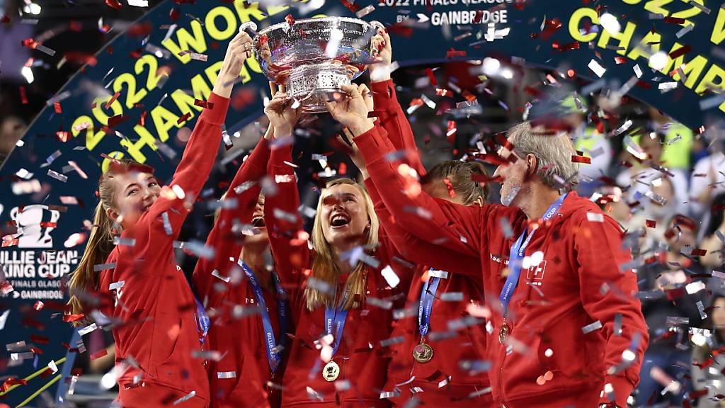 Die Schweizerinnen treten nach ihrem Sieg in Glasgow am Billie Jean King Cup 2023 als Titelverteidigerinnen an