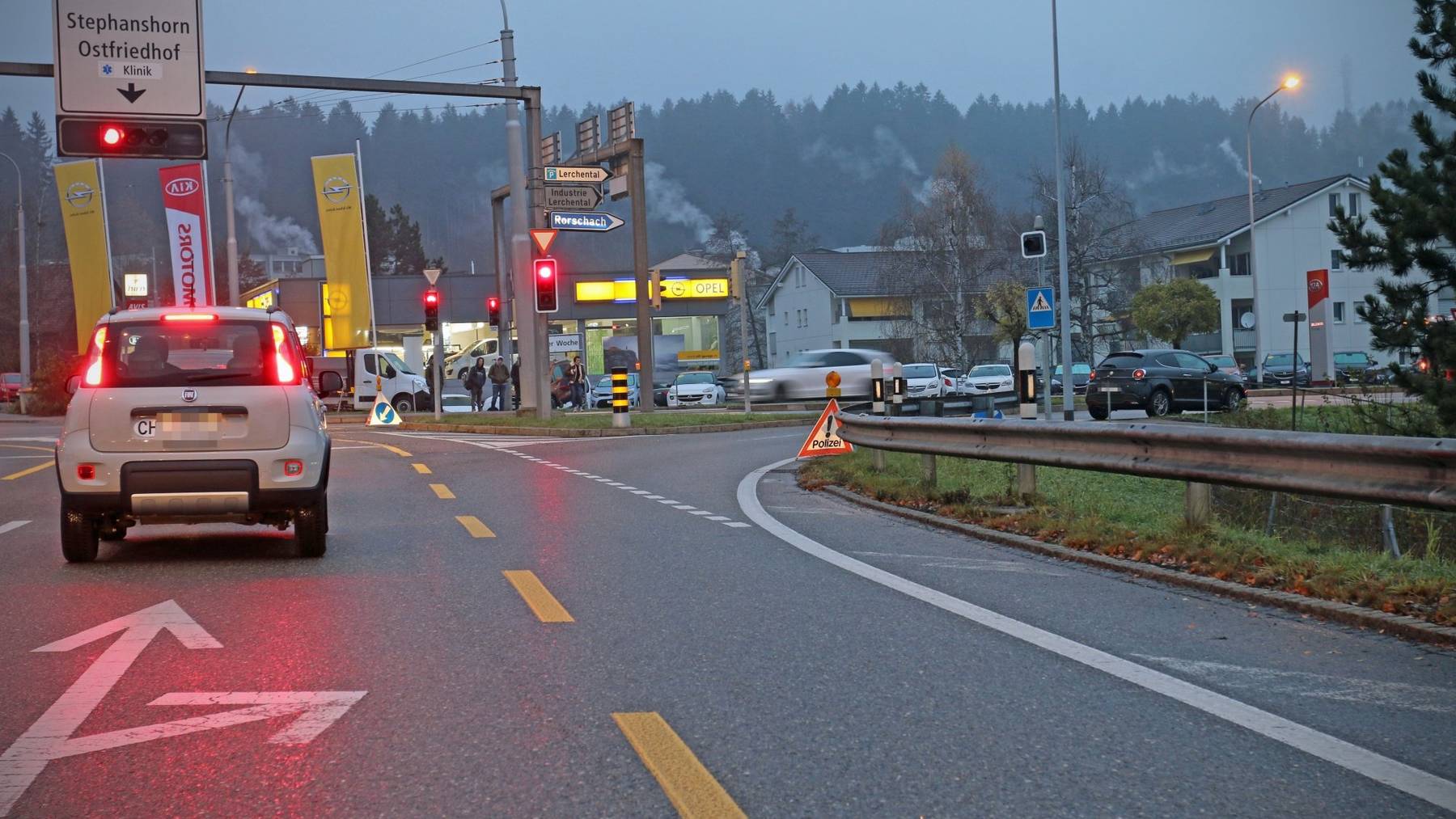 Bei dieser Kreuzung kam es zum Unfall.