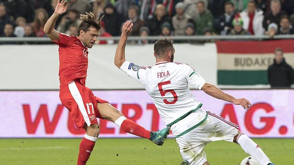 Valentin Stocker erzielte in der 89. Minuten den 3:2-Siegtreffer gegen Ungarn