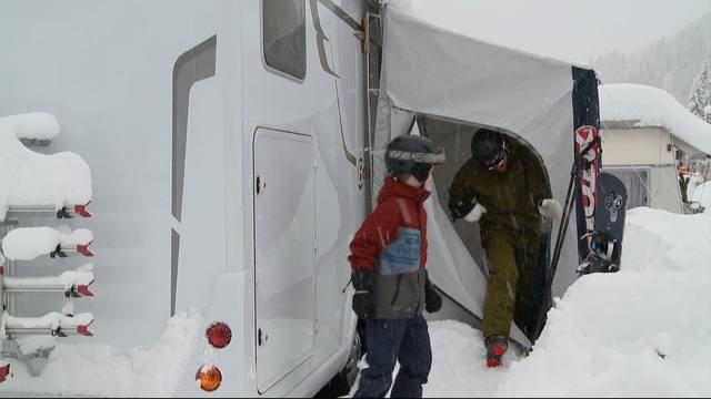 Camping im Schnee: Teil 2