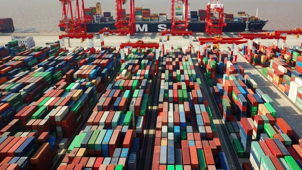 Chinas Aussenhandel legt trotz globalen Handelskonflikten zu. Doch der Zollstreit mit den USA hinterlässt deutliche Spuren. (Archivbild)