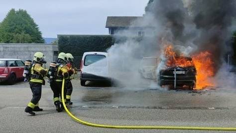 Auto brennt in Gerlafingen aus – niemand verletzt