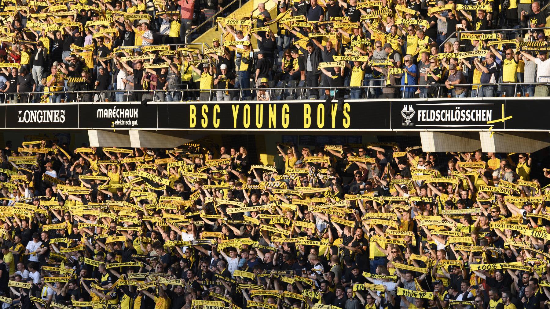 YB-Fans im Wankdorfstadion. (Archivbild)