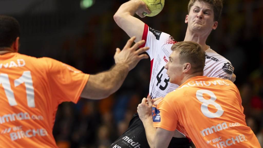 Die Kadetten Schaffhausen werden zum Auftakt des Playoff-Finals vom BSV Bern stark gefordert