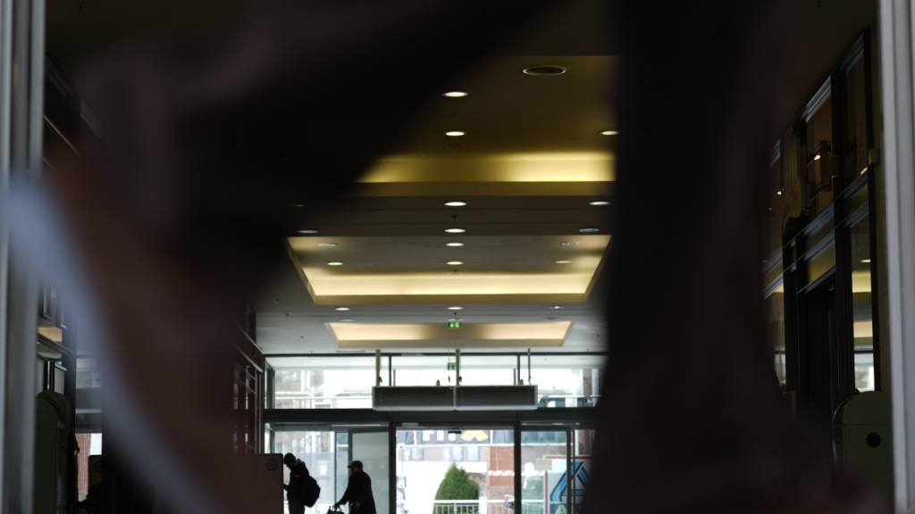 Passanten gehen durch die Einkaufspassage in Hamburg, wo ein Wolf am Montag eine Frau verletzt hat. Foto: Marcus Brandt/dpa