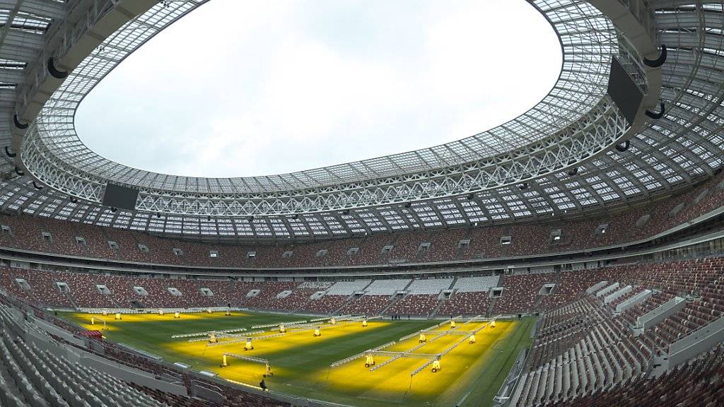 Die Luschniki-Arena in Moskau ist das Hauptstadion der kommenden WM