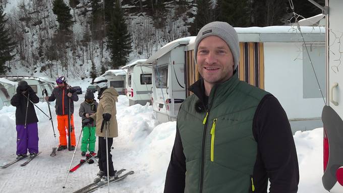 Vom Wohnwagen direkt auf die Skipiste: Dieser Campingplatz ist einzigartig