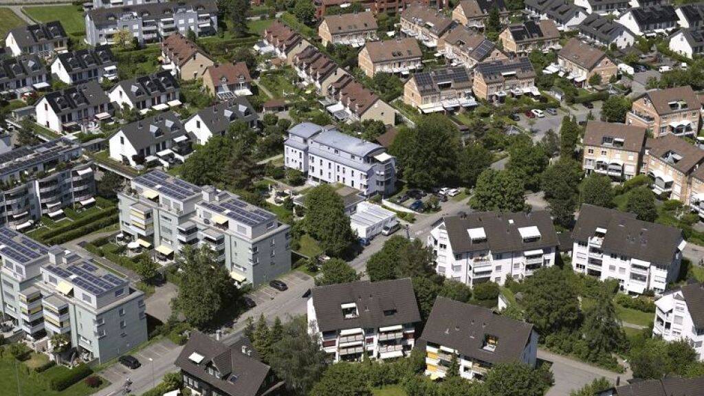 In diesem Quartier in Steinhausen ZG sollen 21 günstige Wohnungen erstellt werden.